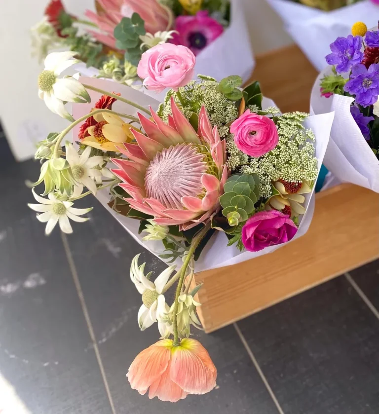 Seasonal posy jarSydney Petersham Lewisham Wedding Event Florist flowers order delivery